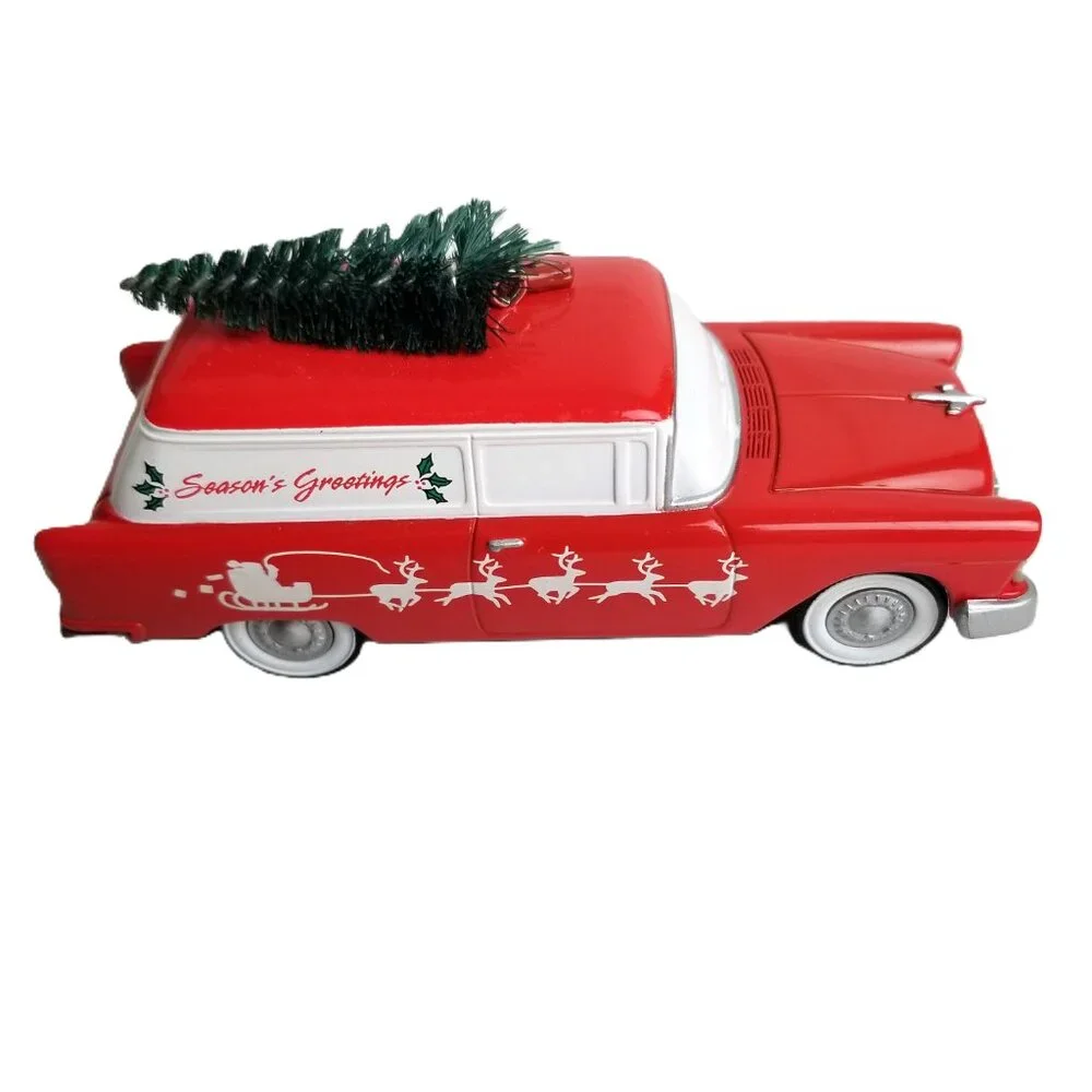 SpecCast 1955 Chevrolet Christmas Limited Edition Diecast Collectible Red